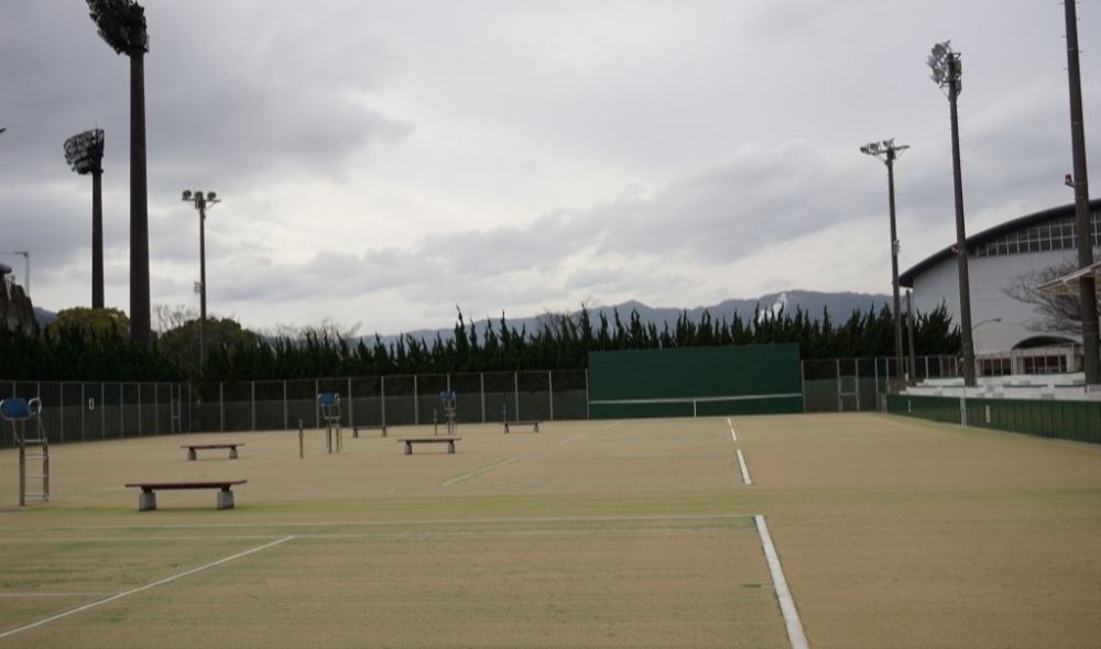 津久見市総合運動公園　テニスコート