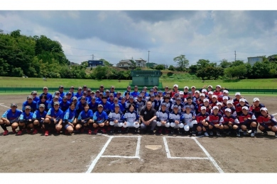 園田学園女子大学女子ソフトボール部が大分県竹田市で強化合宿を行いました。