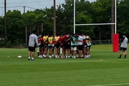 ラグビーU20日本代表が大分県大分市で強化合宿を行いました。