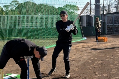 福岡ソフトバンクホークス川瀬晃選手自主トレ